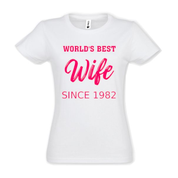 Tricou damă - Best Wife 1982