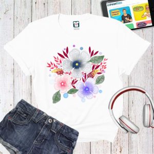 Tricou damă - Flori de primăvară