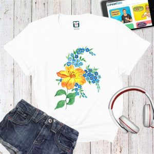 Tricou damă - Floare galbenă