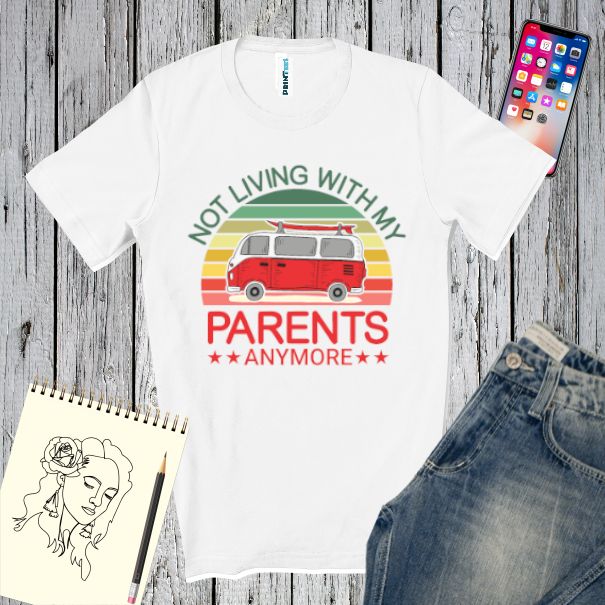 Tricou bărbați - Living with Parents