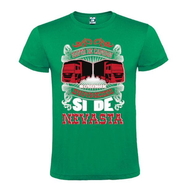 Tricou bărbați - Șofer de camion - Verde
