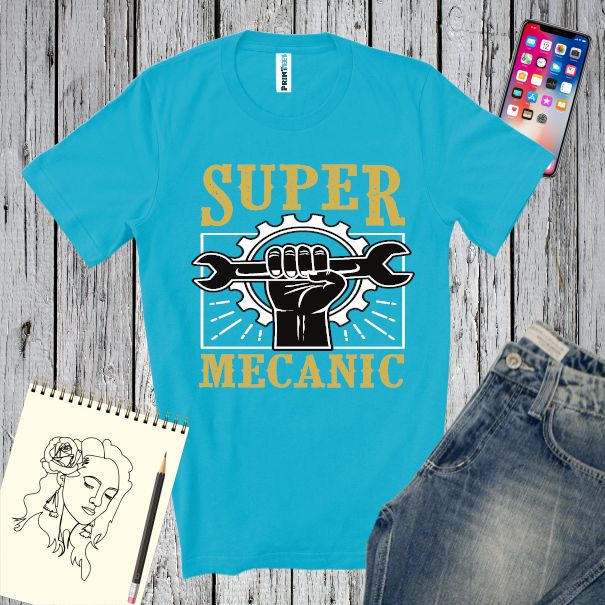 Tricou bărbați - Super mecanic