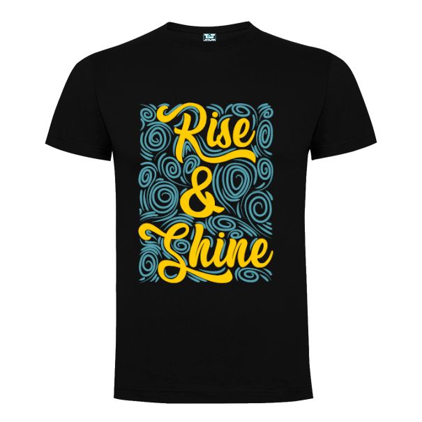 Tricou bărbați - Rise & Shine - Negru Tricou bărbați - Rise & Shine - Negru