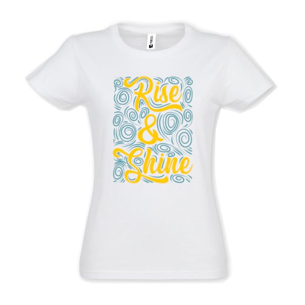 Tricou de damă - Rise & Shine - Alb Tricou de damă - Rise & Shine - Alb