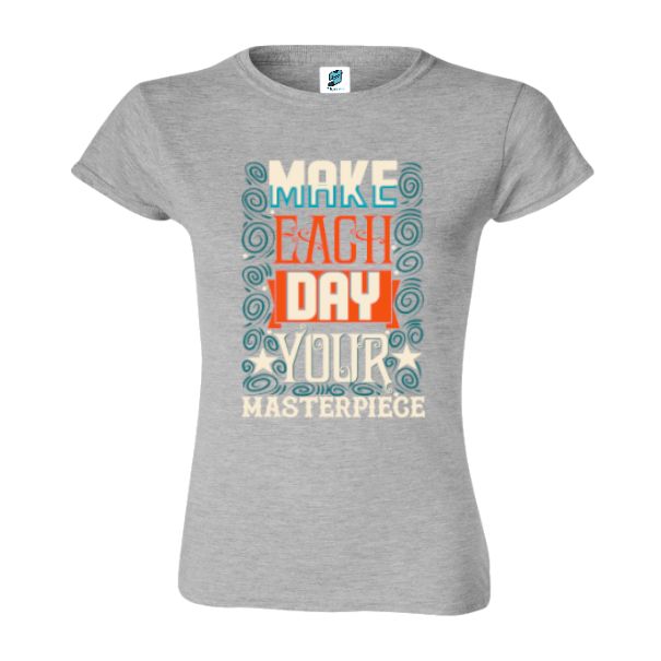 Tricou damă - Masterpiece - Gri sport