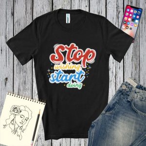 Tricou bărbați - Stop Wishing