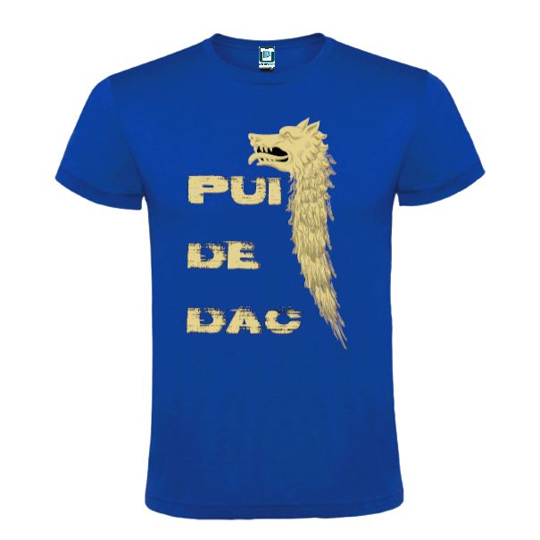 Tricou bărbați - Pui de dac - Dracon - Albastru