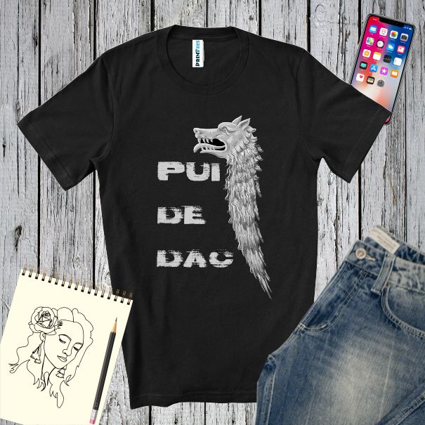 Tricou barbati - Dracon - Pui de dac