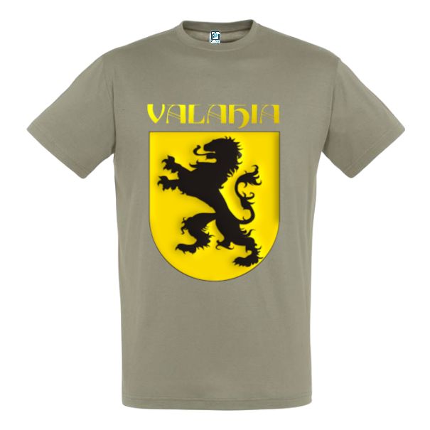 Tricou bărbați - Stema Marii Valahii - Verde militar