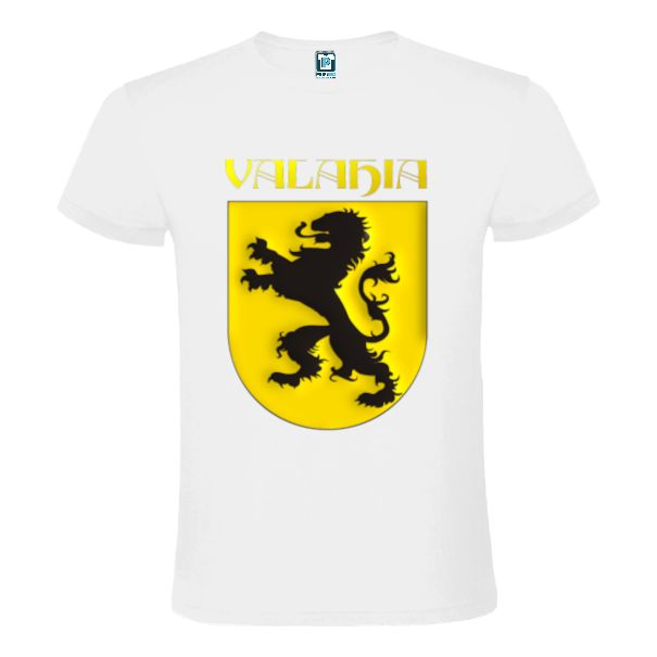 Tricou bărbați - Stema Marii Valahii - Alb