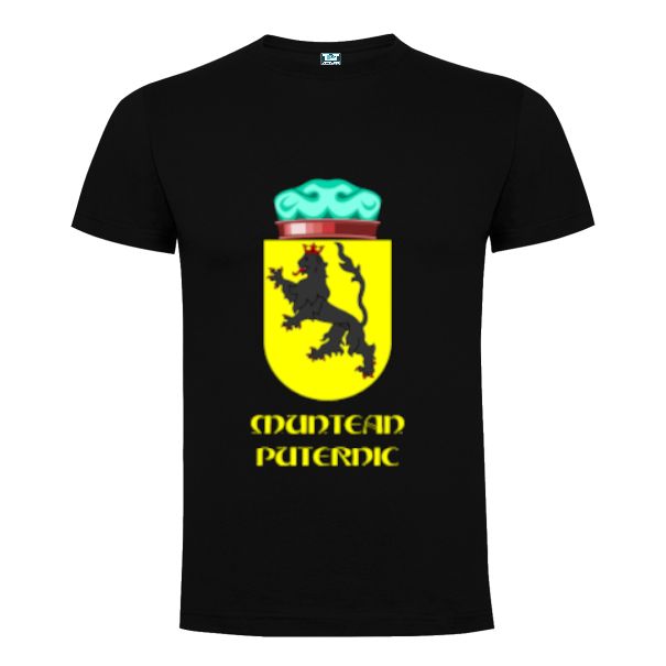 Tricou bărbați - Stema Munteniei - Negru