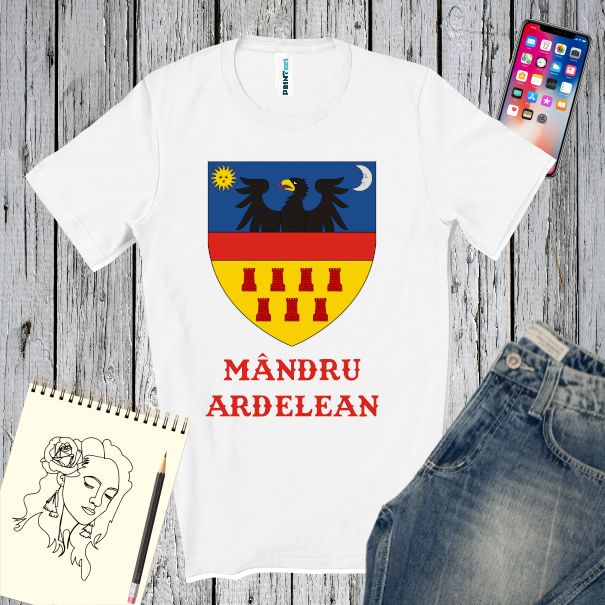 Tricou bărbați - Stema Transilvaniei