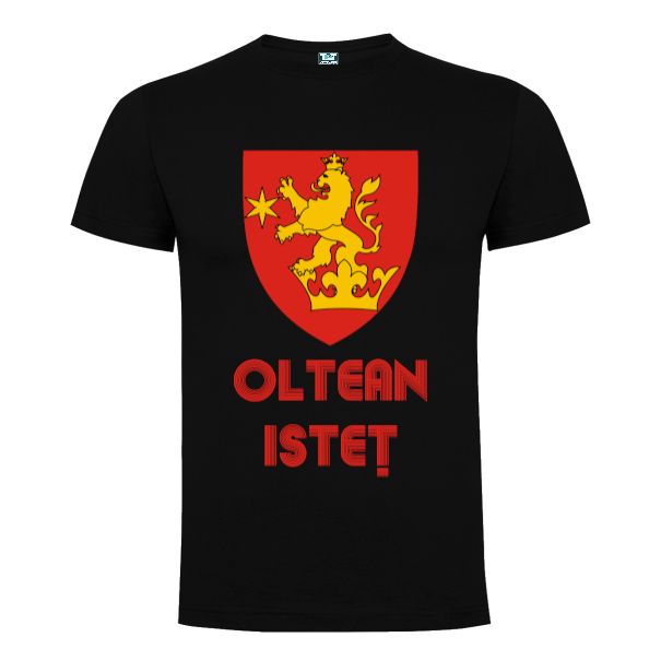 Tricou bărbați - Stema Olteniei - Negru