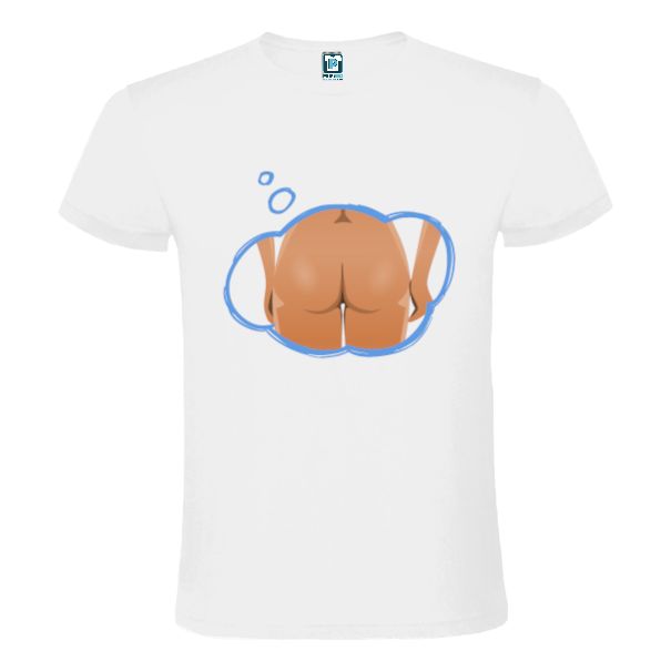 Tricou bărbați - La ce mă gândesc... - Alb