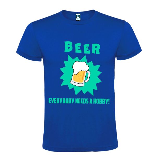 Tricou bărbați - Beer Hobby - Albastru
