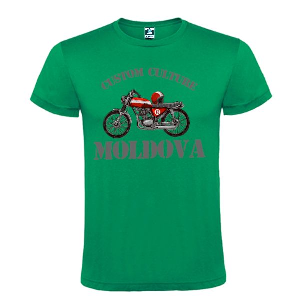 Tricou bărbați - Custom Culture Moldova - Verde