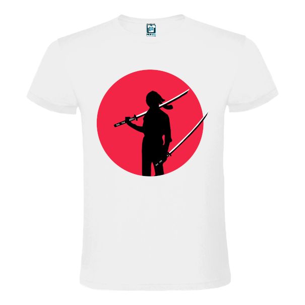 Tricou bărbați - Silueta de Samurai