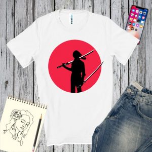 Tricou bărbați - Silueta de Samurai