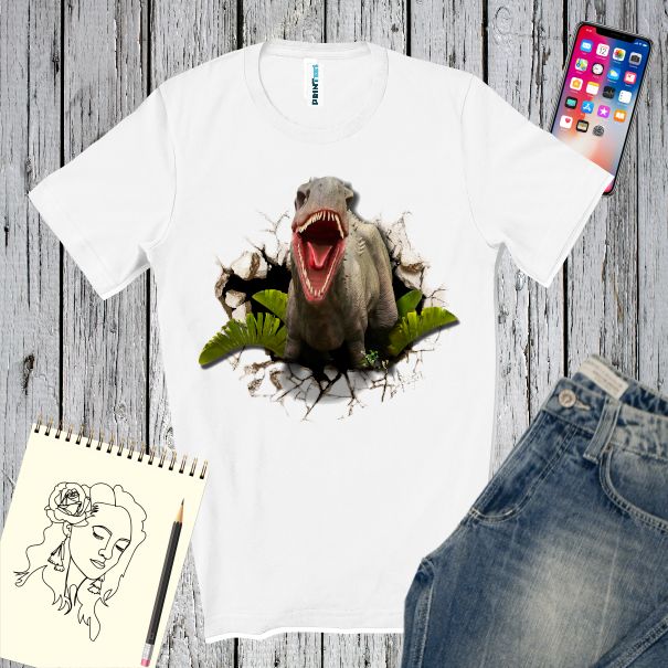 Tricou bărbați - T-rex
