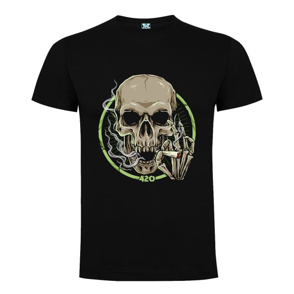 Tricou bărbați - Smoking Skull