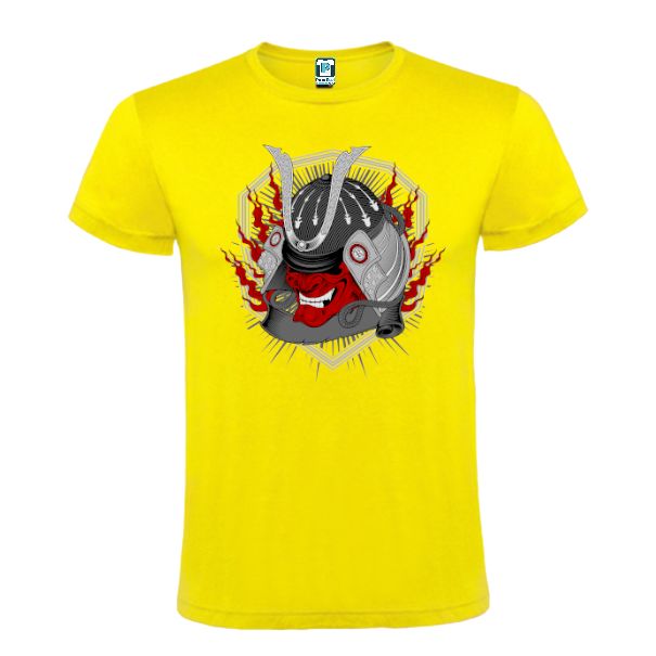 Tricou bărbați - Samurai cu flăcări