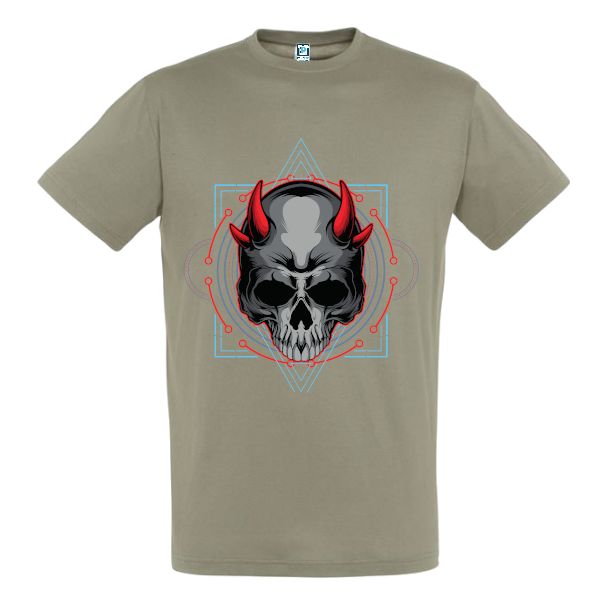 Tricou bărbați - Craniu de demon