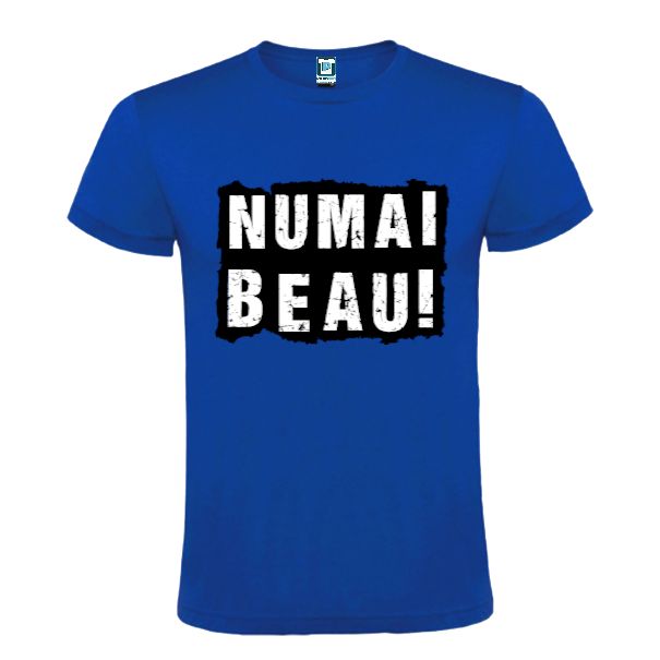 Tricou bărbați - Numai beau! - Albastru