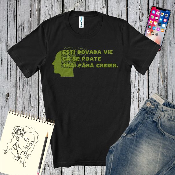 Tricou bărbați - Fără creier