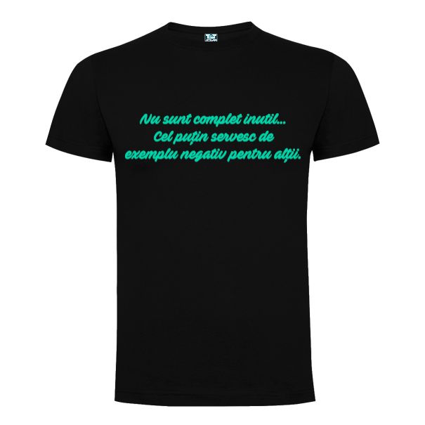 Tricou bărbați - Inutil - Negru