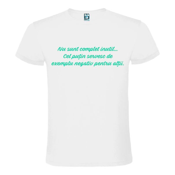 Tricou bărbați - Inutil - Alb