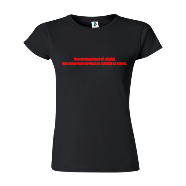 Tricou damă - Important - Negru