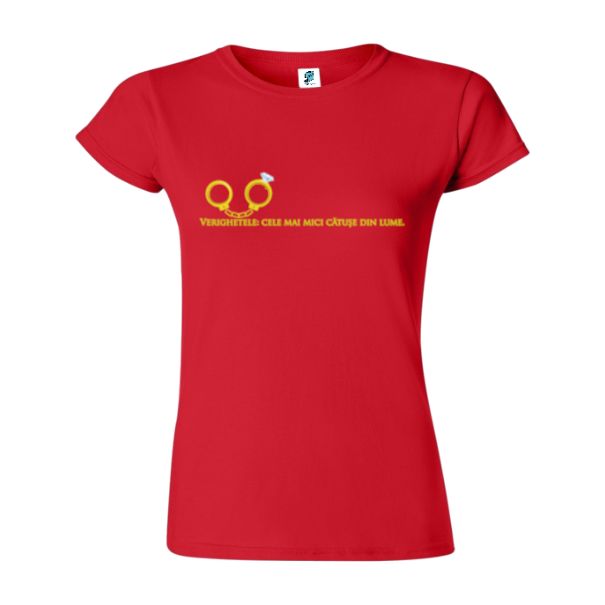 Tricou damă - Verighetele - Roșu