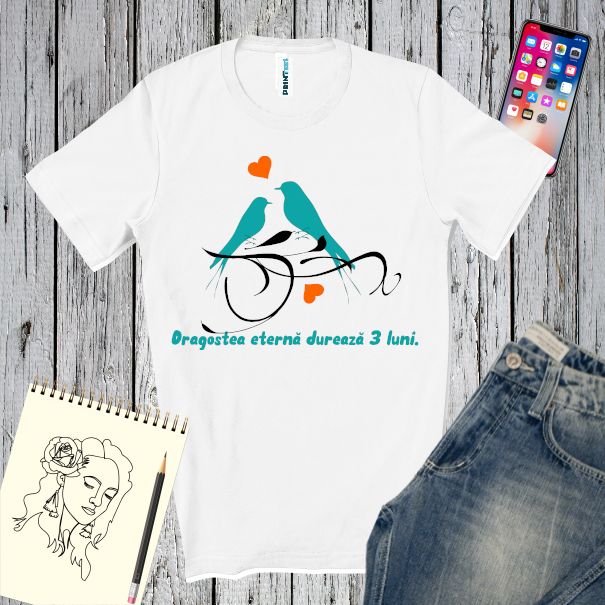 Tricou bărbați - Dragostea eternă