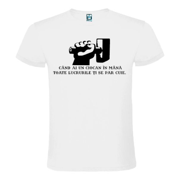 Tricou bărbați - Ciocan și cuie