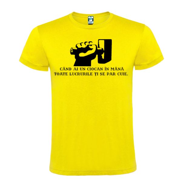 Tricou bărbați - Ciocan și cuie