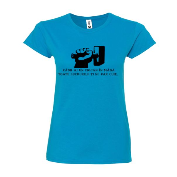 Tricou damă - Ciocan și cuie