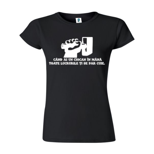 Tricou damă - Ciocan și cuie
