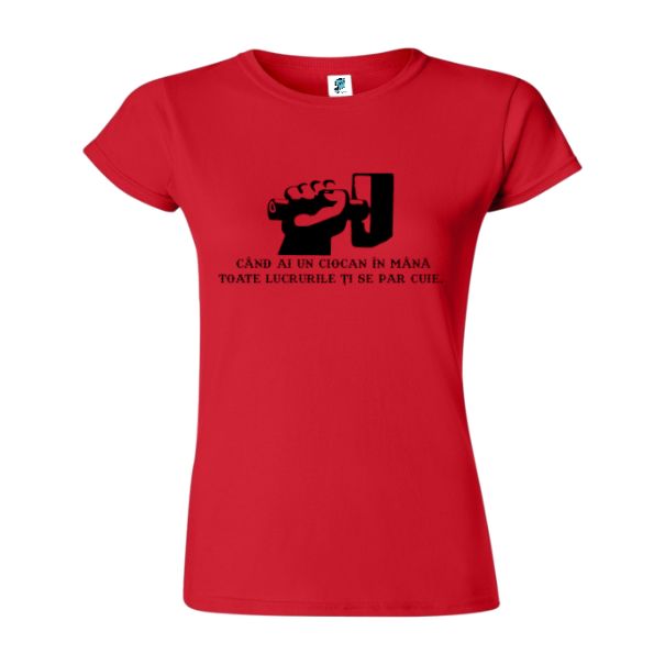 Tricou damă - Ciocan și cuie