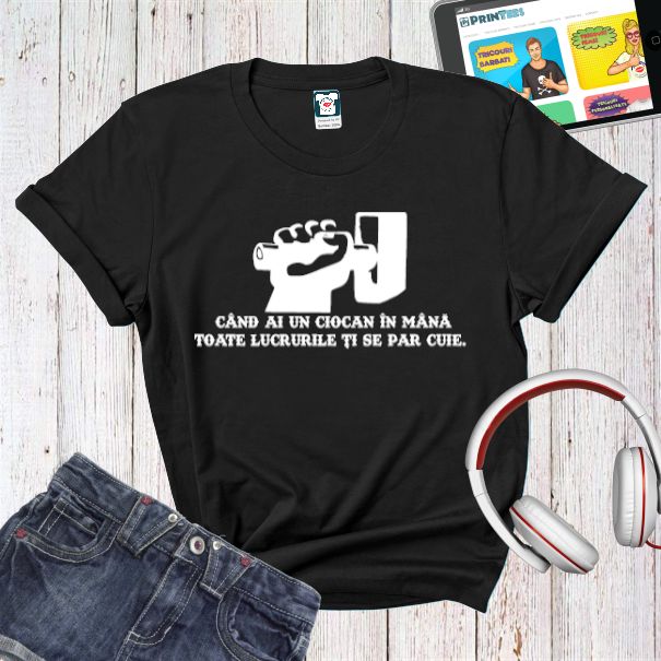 Tricou damă - Ciocan și cuie