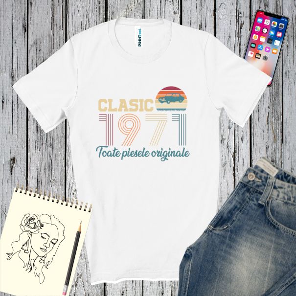 Tricou bărbați - Clasic 1971