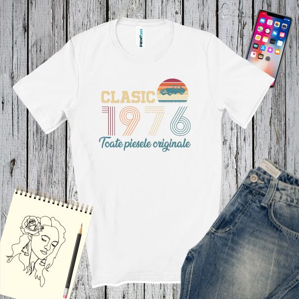Tricou bărbați - Clasic 1976