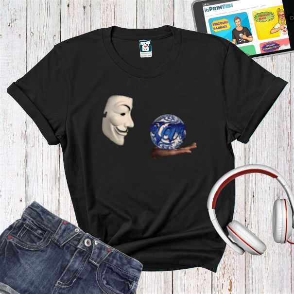 Tricou damă - Anonim pentru planetă
