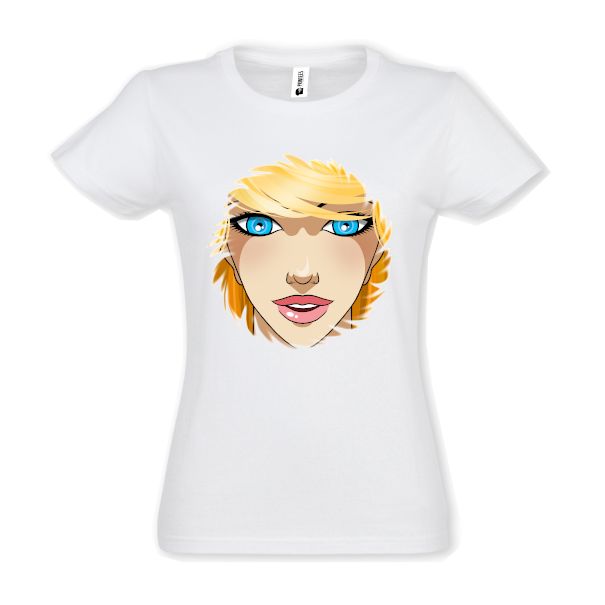 Tricou damă - Portret de blondă