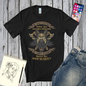 Tricou bărbați - No mercy viking
