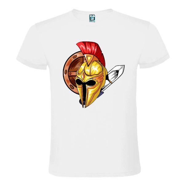 Tricou bărbați - Spartan cu scut și sabie