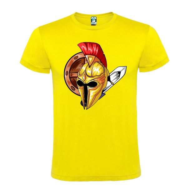 Tricou bărbați - Spartan cu scut și sabie