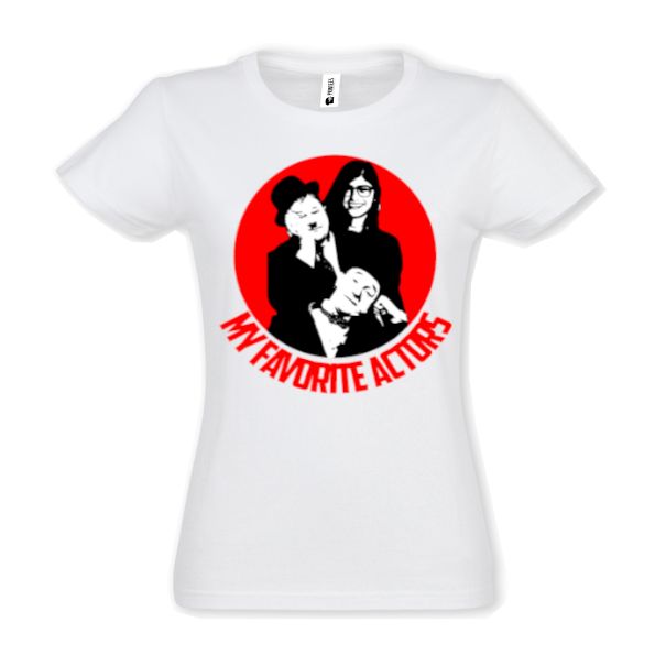 Tricou damă - Stan, Ollie și Mia