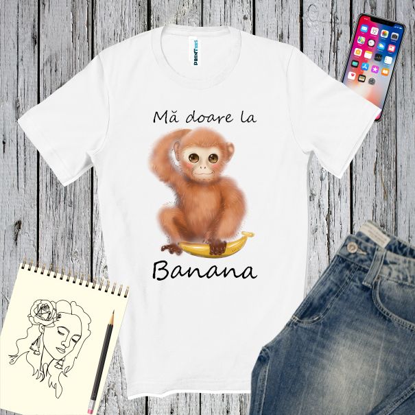 Tricou bărbați - Mă doare la banană