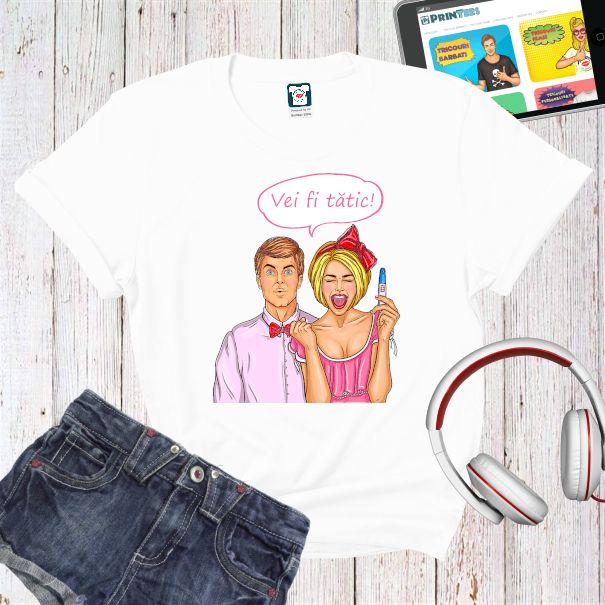 Tricou damă - Vei fi tătic!