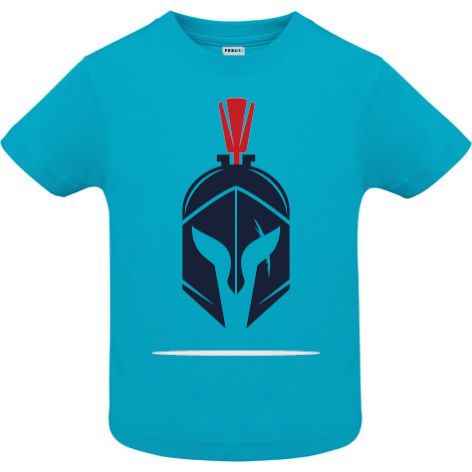 Tricou copii - Cască neagră de războinic